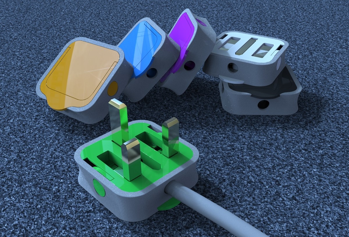 folding uk plug